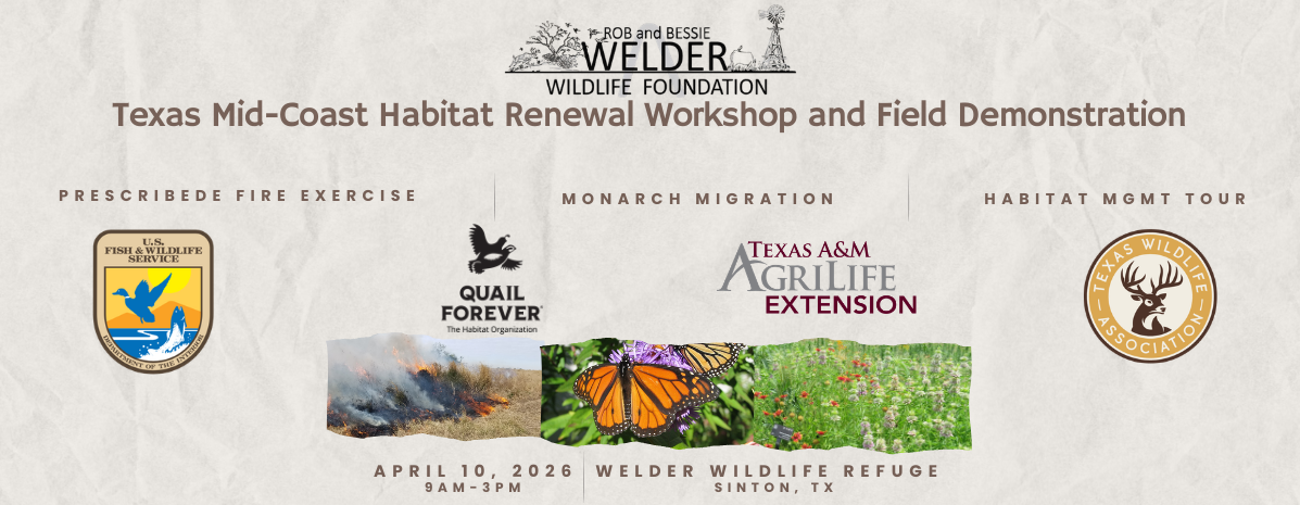 Texas Mid-Coast Habitat Renewal Workshop and Field Demonstration